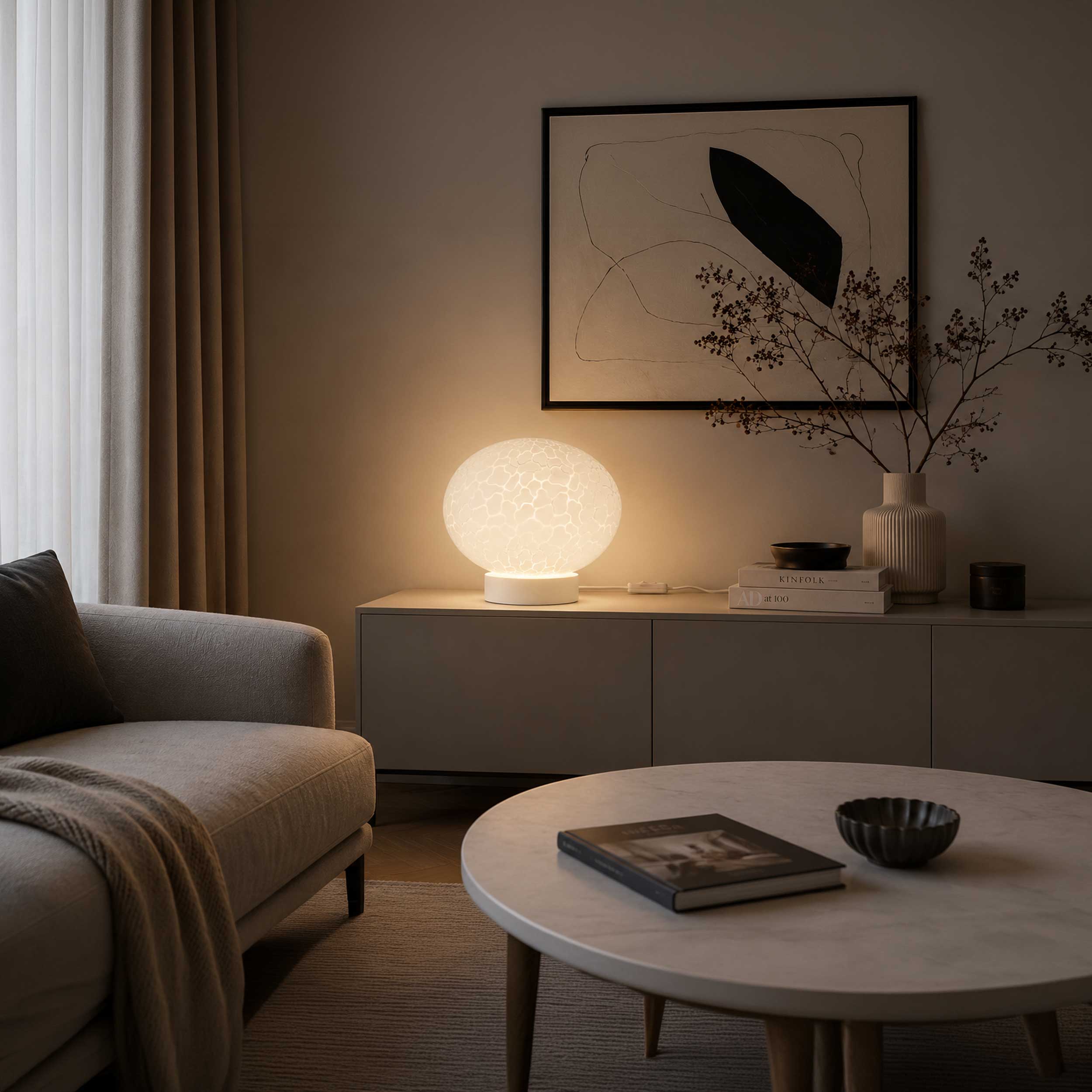 Maytoni Spume LED-bordlampe