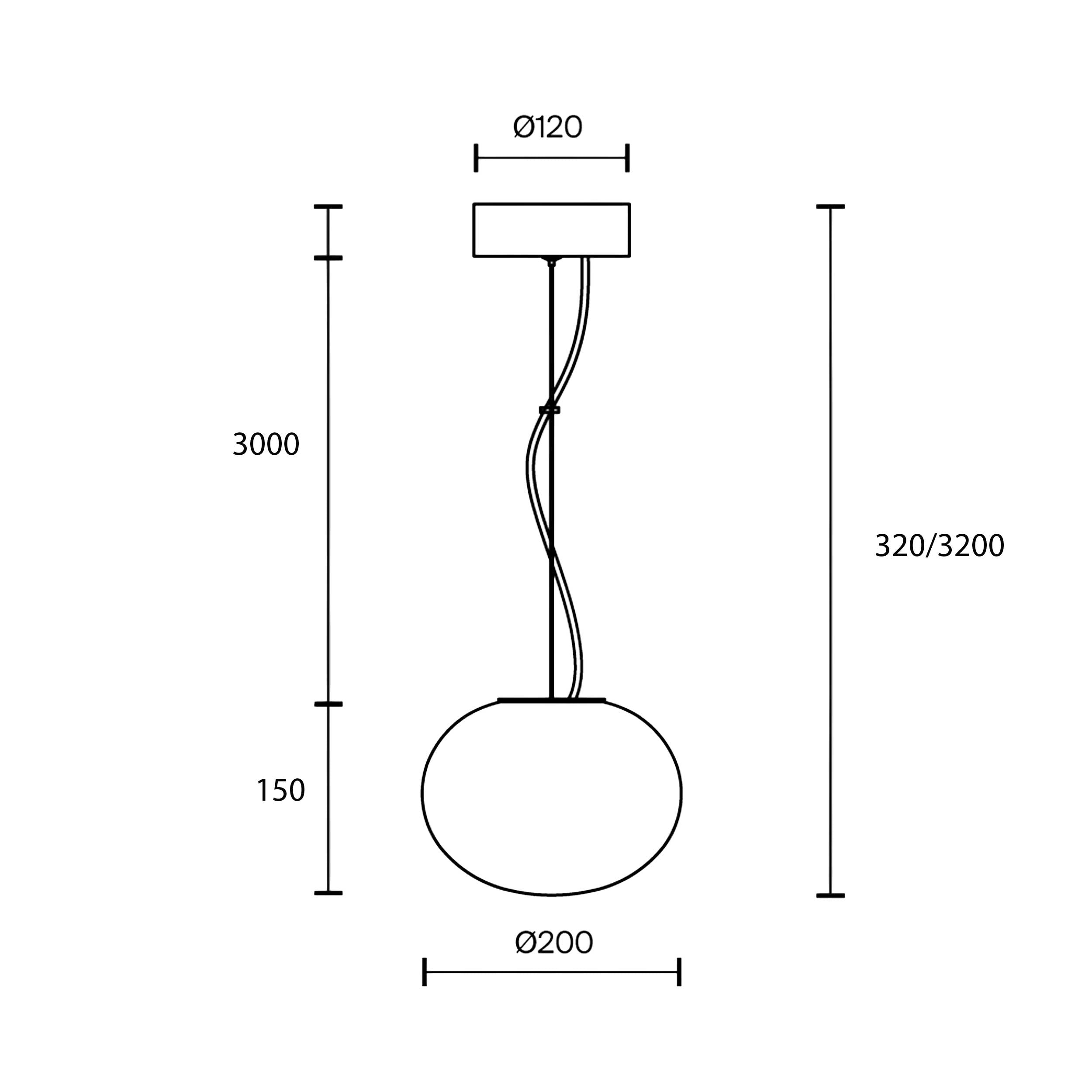 Maytoni Spume LED-pendel