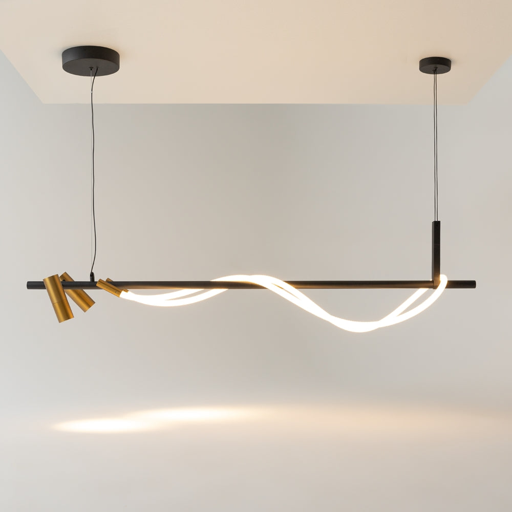 Maytoni Tau LED-pendel med ekstra lyskilder