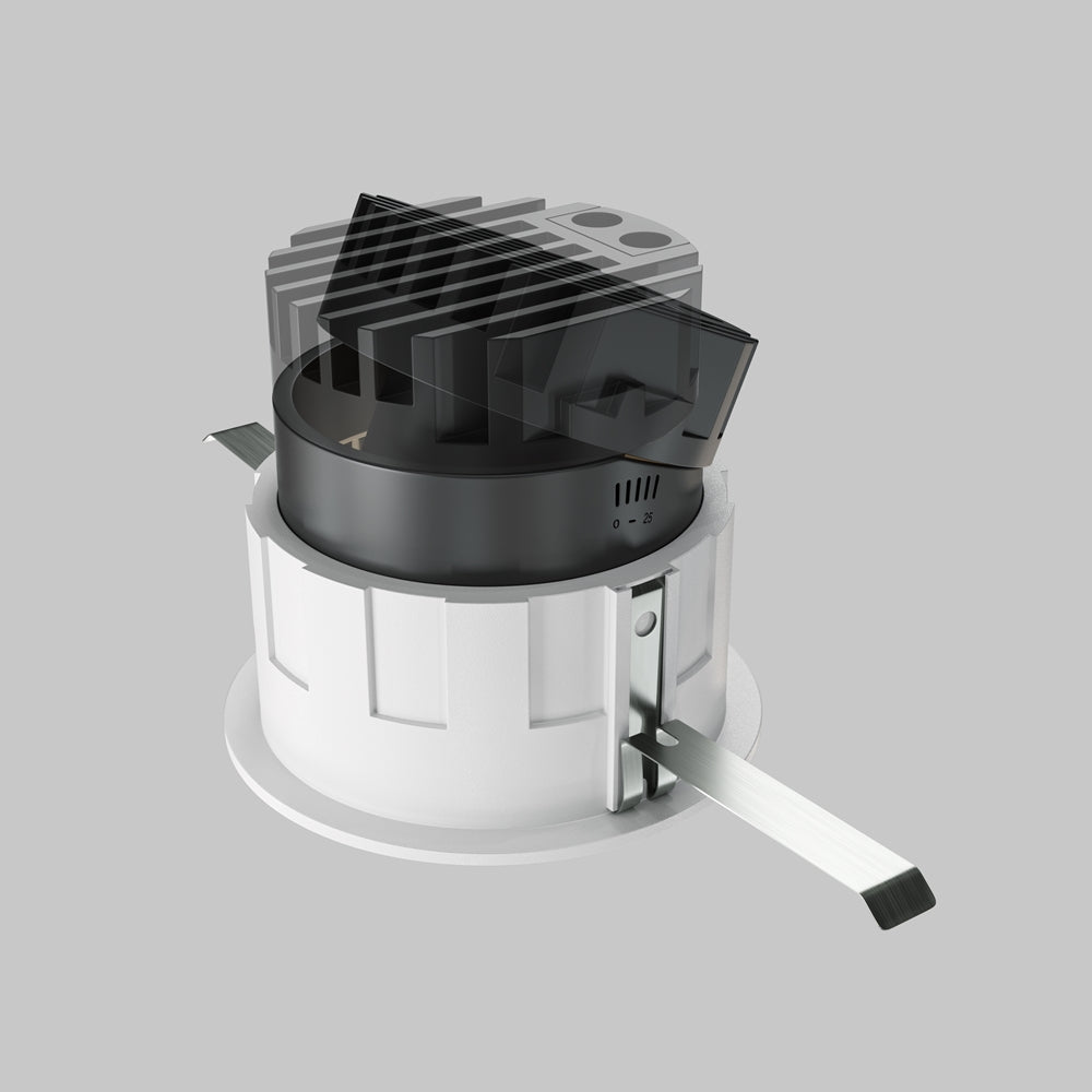 Maytoni downlight Wise LED 36° indbygget cirkulært lysarmatur