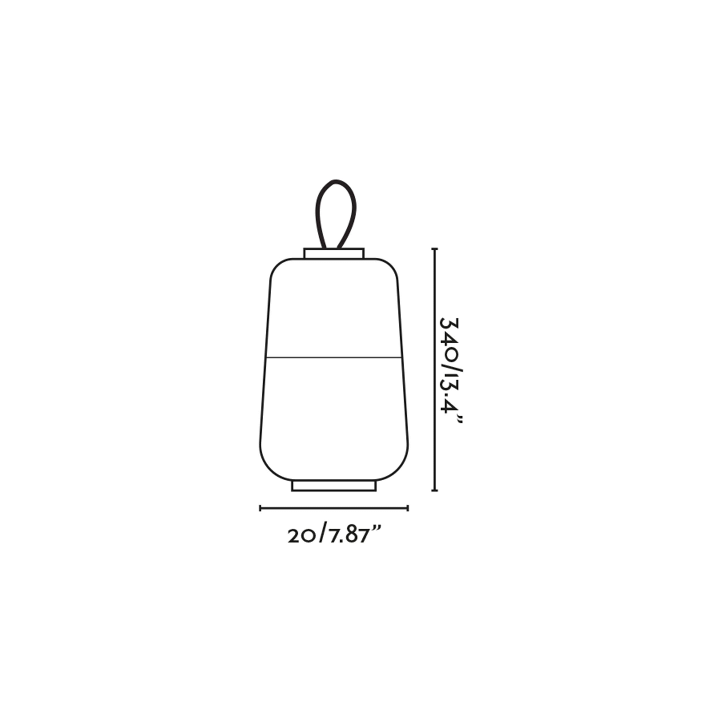 Faro Muna E27 udendørs bordlampe