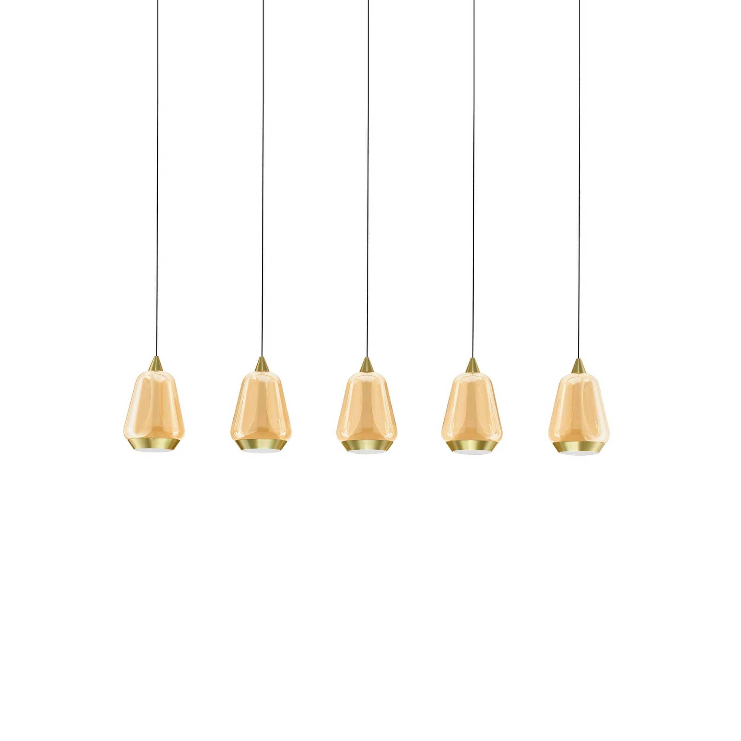 Nova Luce Alish LED-pendel, lang