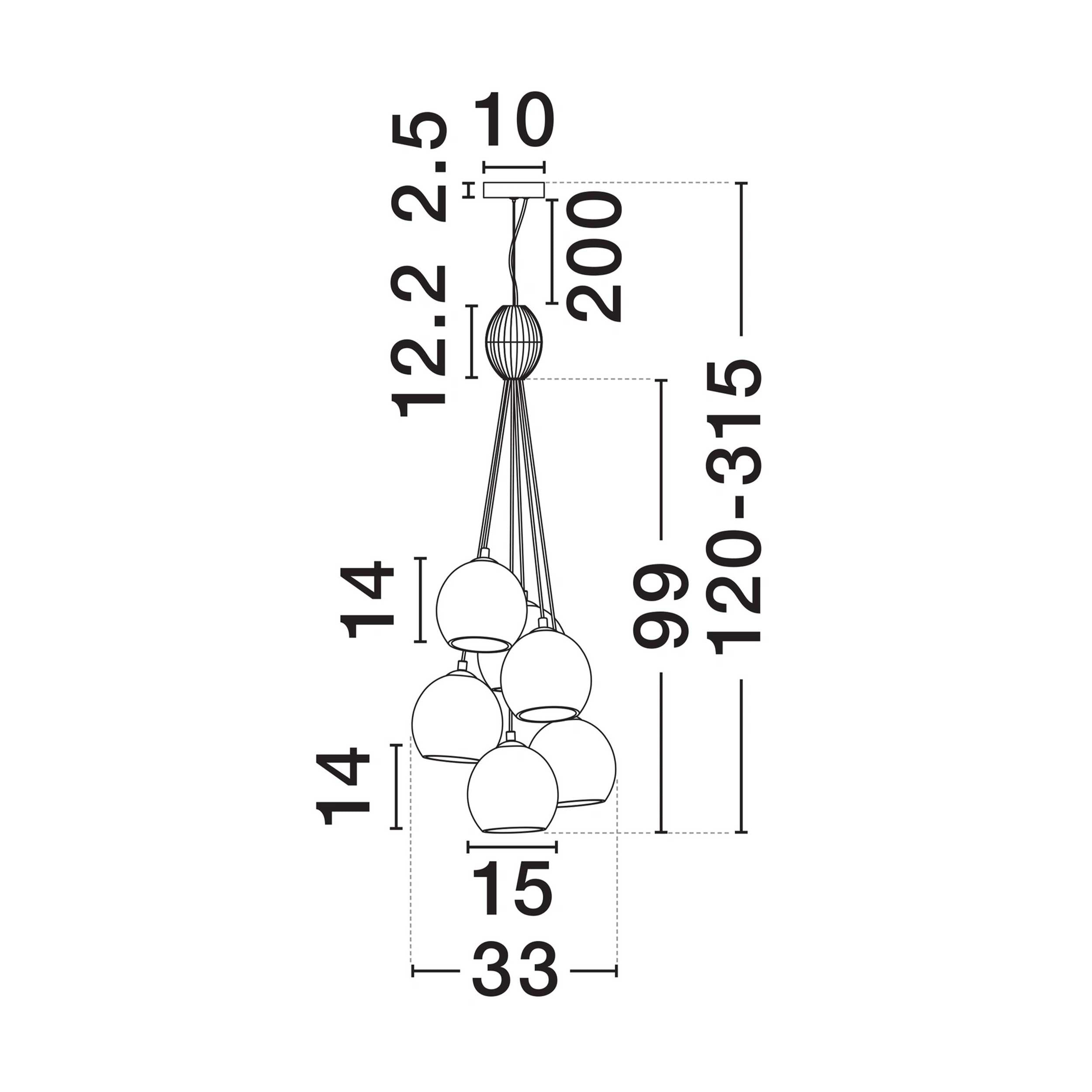Nova Luce Meline LED-pendel
