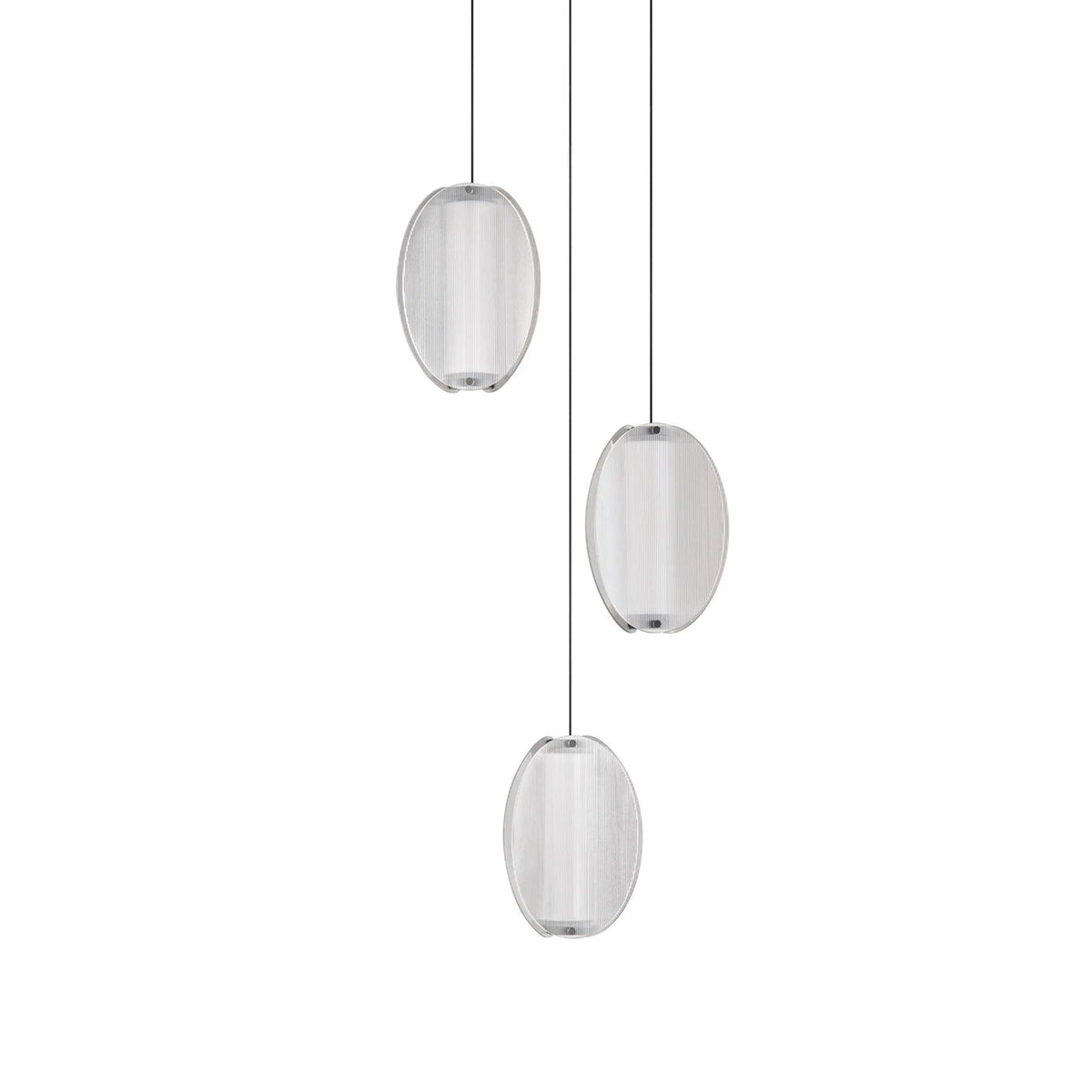 Nova Luce Noir LED-pendel, lodret