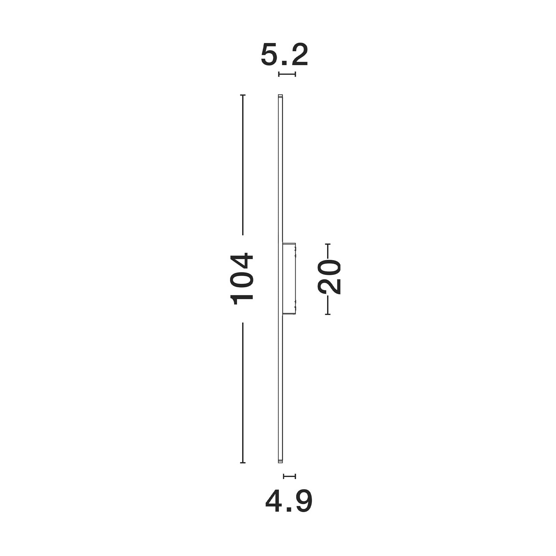 Nova Luce Aneth LED nástěnné svítidlo IP65