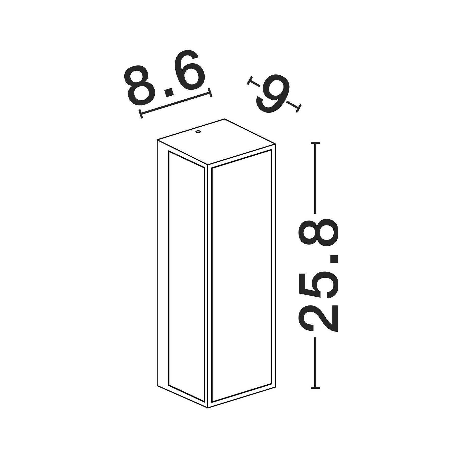 Nova Luce Astral LED nástěnné svítidlo IP65