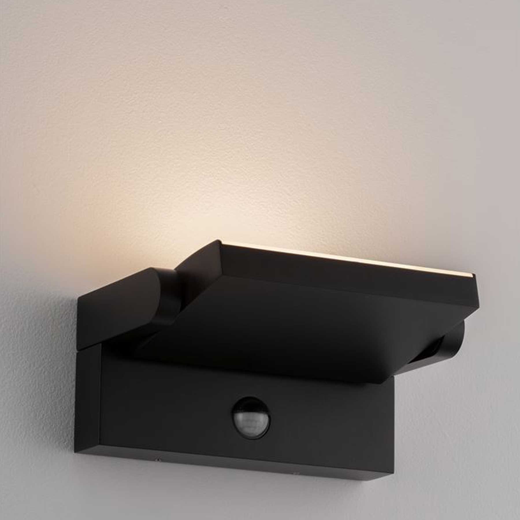 Nova Luce Gerber LED venkovní nástěnné svítidlo IP54 s pohybovým senzorem