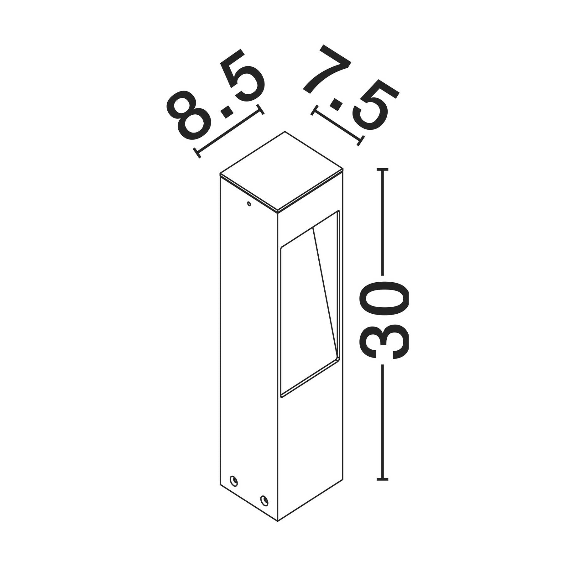 Nova Luce Maddi LED sloupkové svítidlo IP65