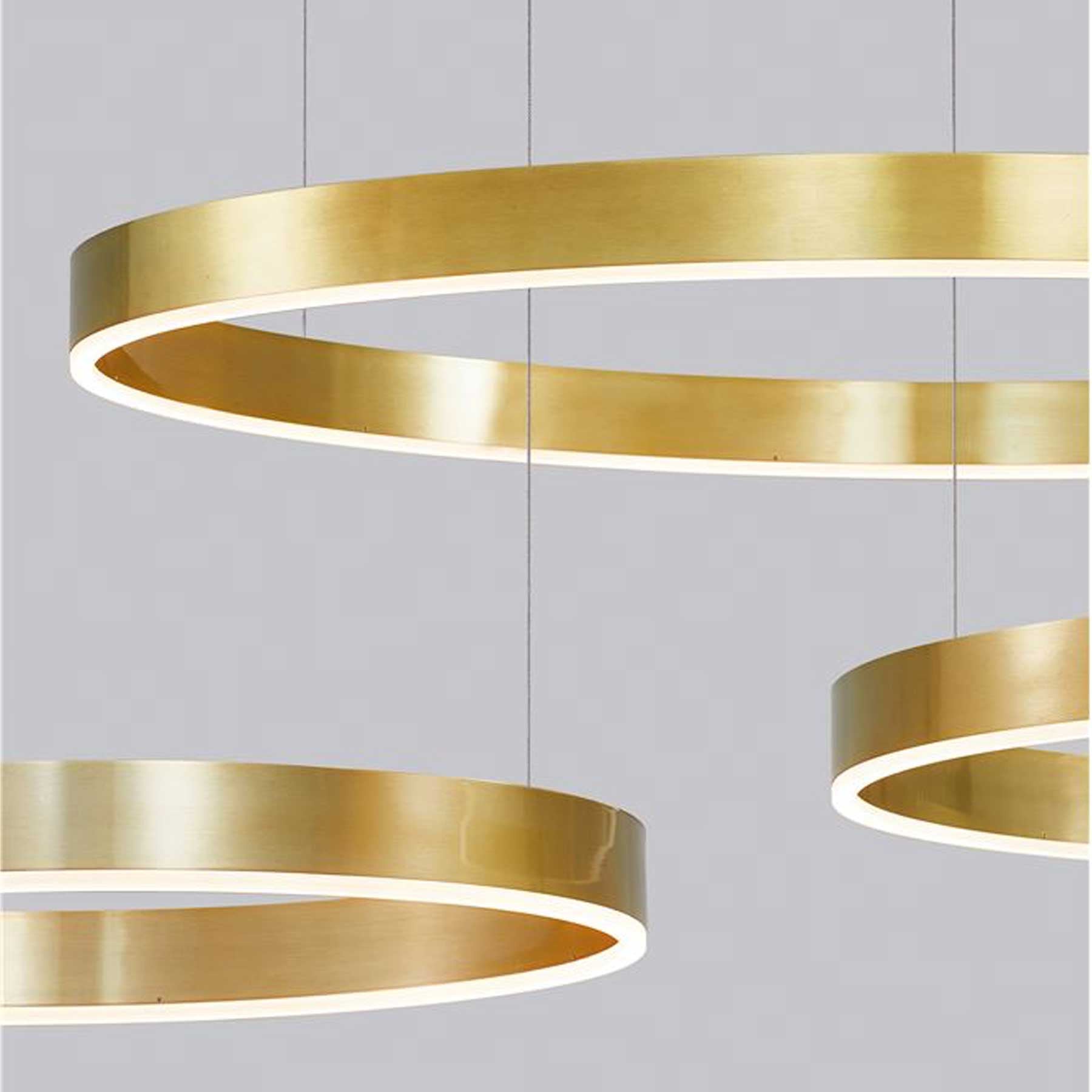 Nova Luce Motif LED kruhové závěsné svítidlo stmívatelné CCT