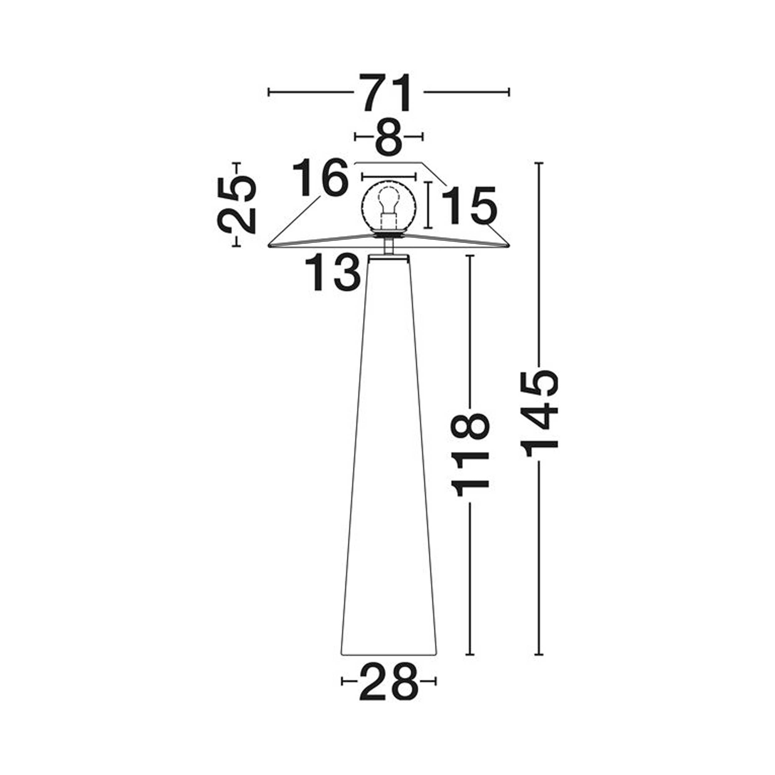 Nova Luce Plom E27 gulvlampe