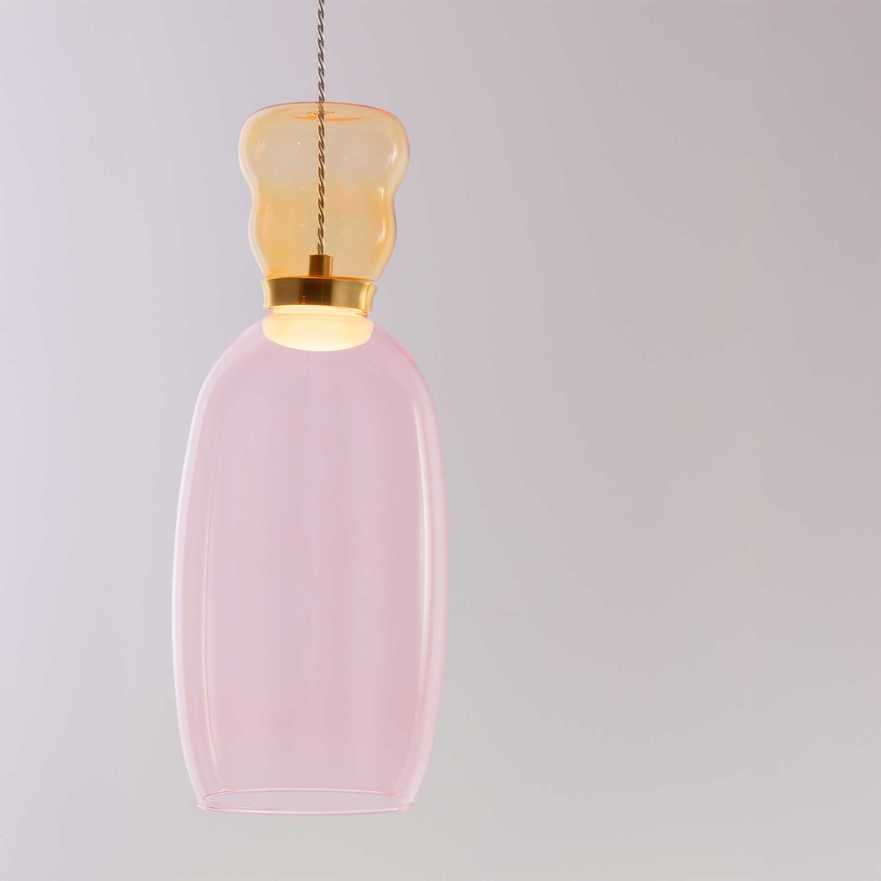 Nova Luce Pluma LED skleněné závěsné svítidlo