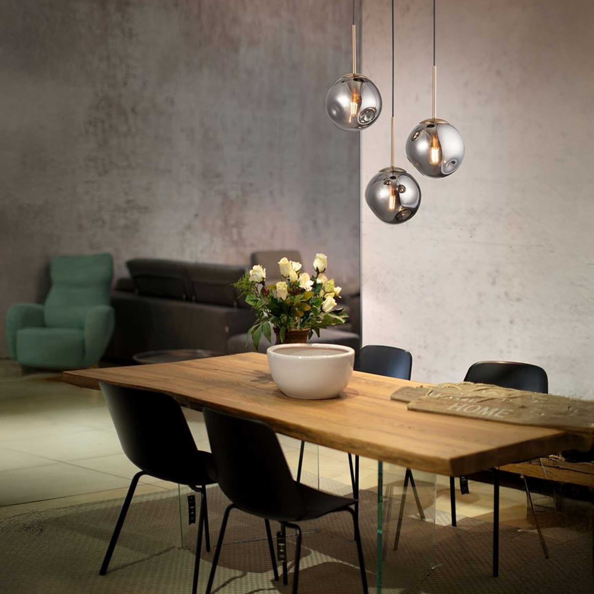 Nova Luce Spada E27 skleněné závěsné svítidlo