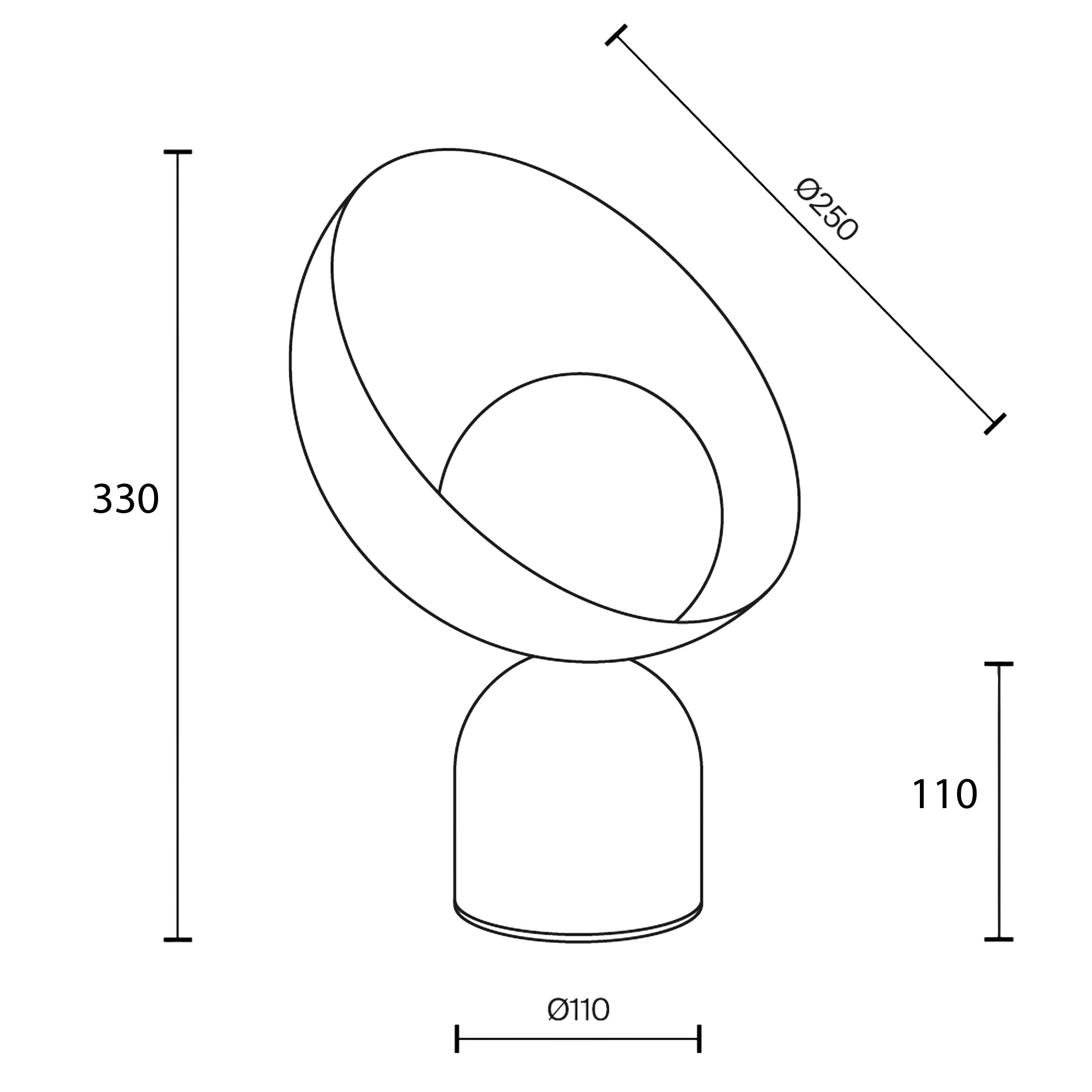 Maytoni Tavo G9 bordlampe
