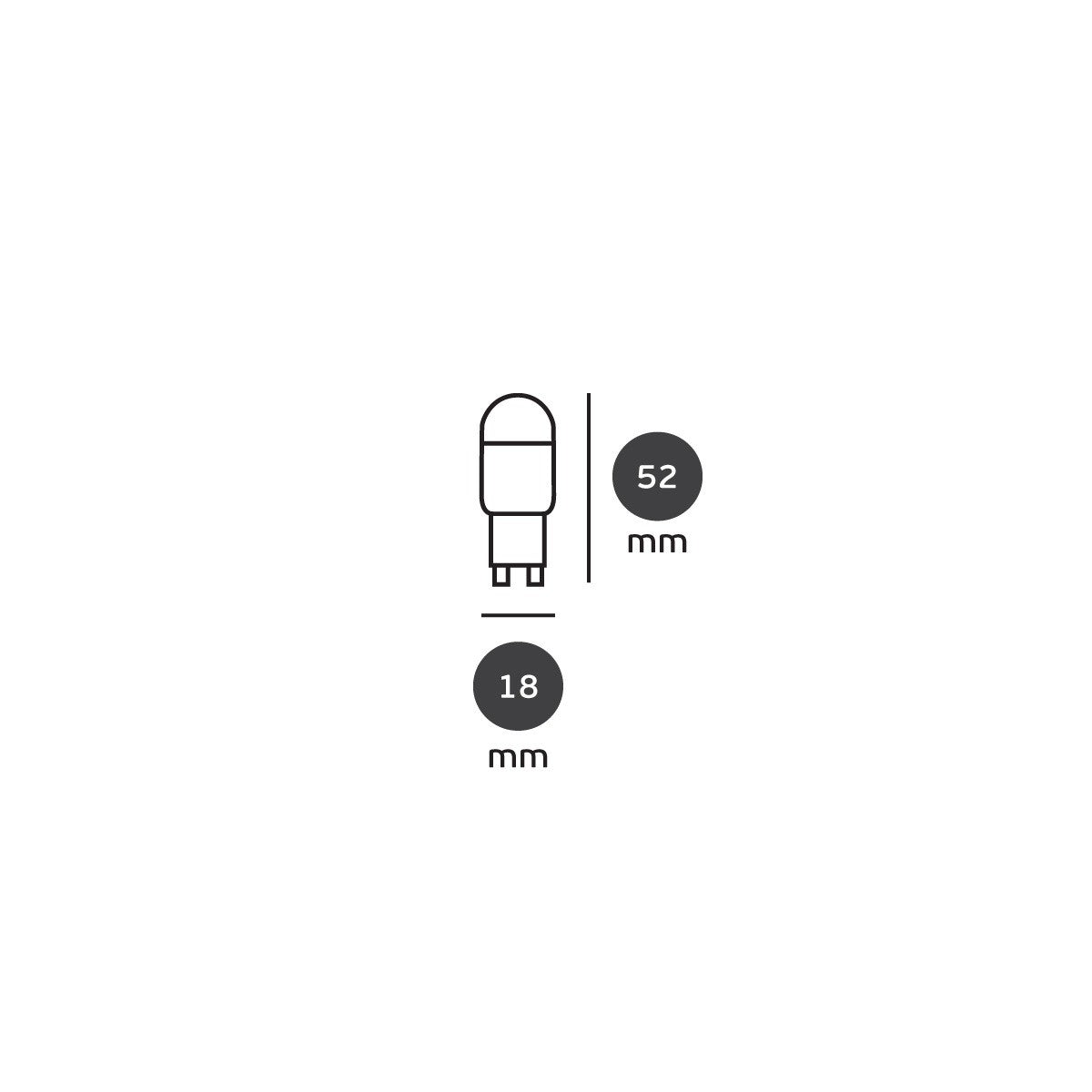 LED-pære VK Light G9 3 W 220 lm