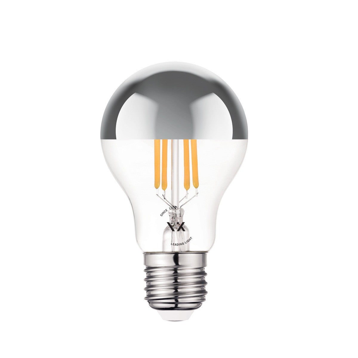 LED-pære VK Light Classic Filament Silver E27 2700K 7W, dæmpbar