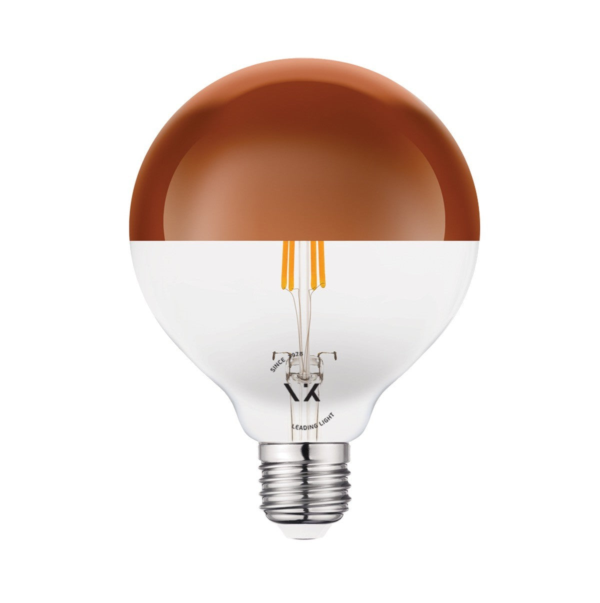 LED-pære VK Light Globo Filament Pink Copper E27 2700K 7W, dæmpbar
