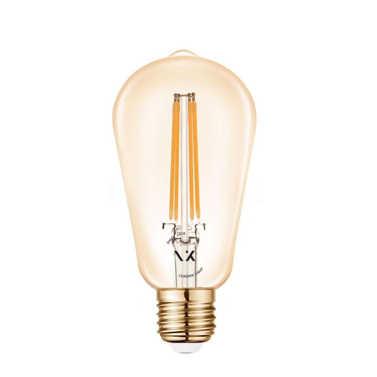 LED-pære VK Light Filament Amber E27, dæmpbar