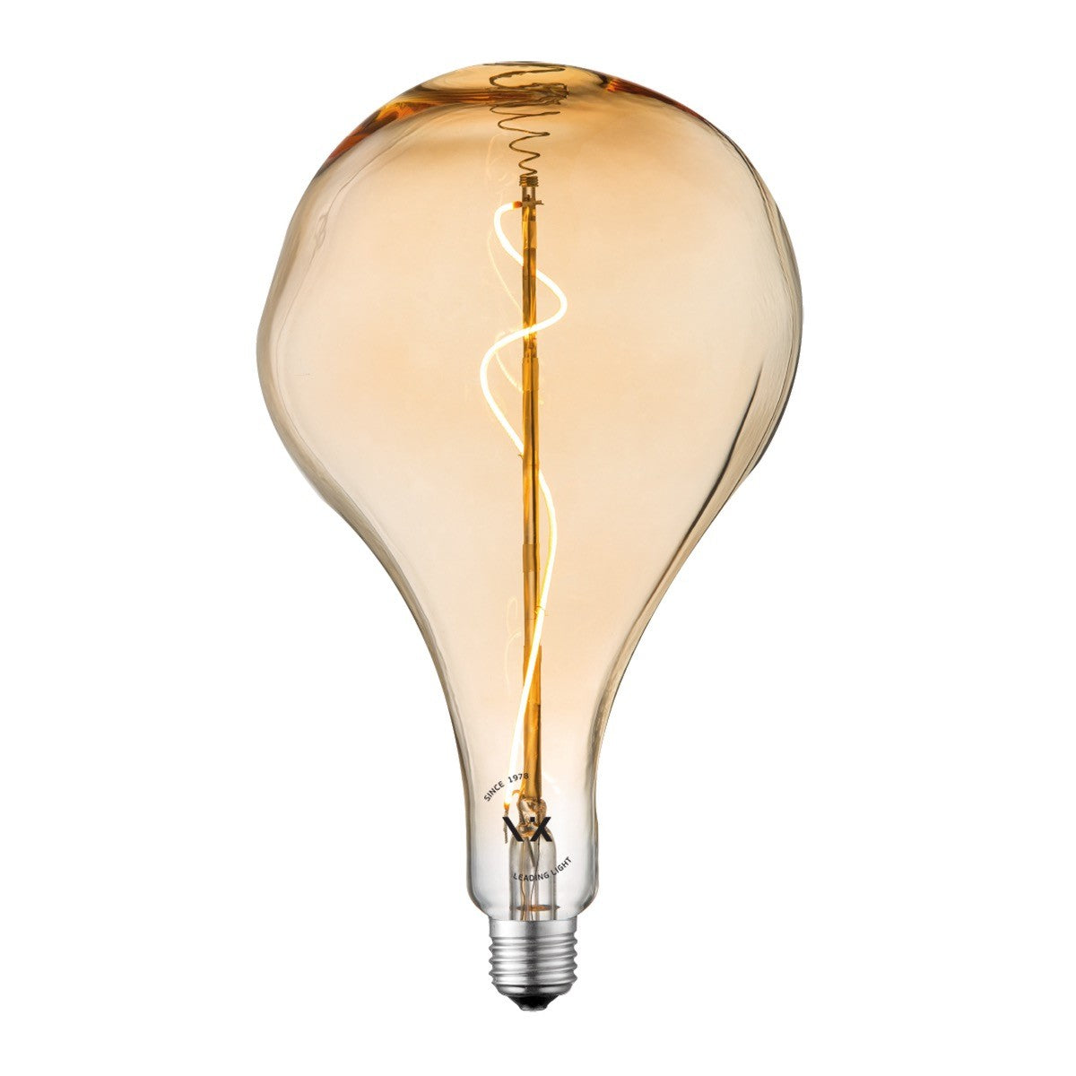 LED-pære VK Light Spiral Filament Amber E27 2200K 3W, dæmpbar