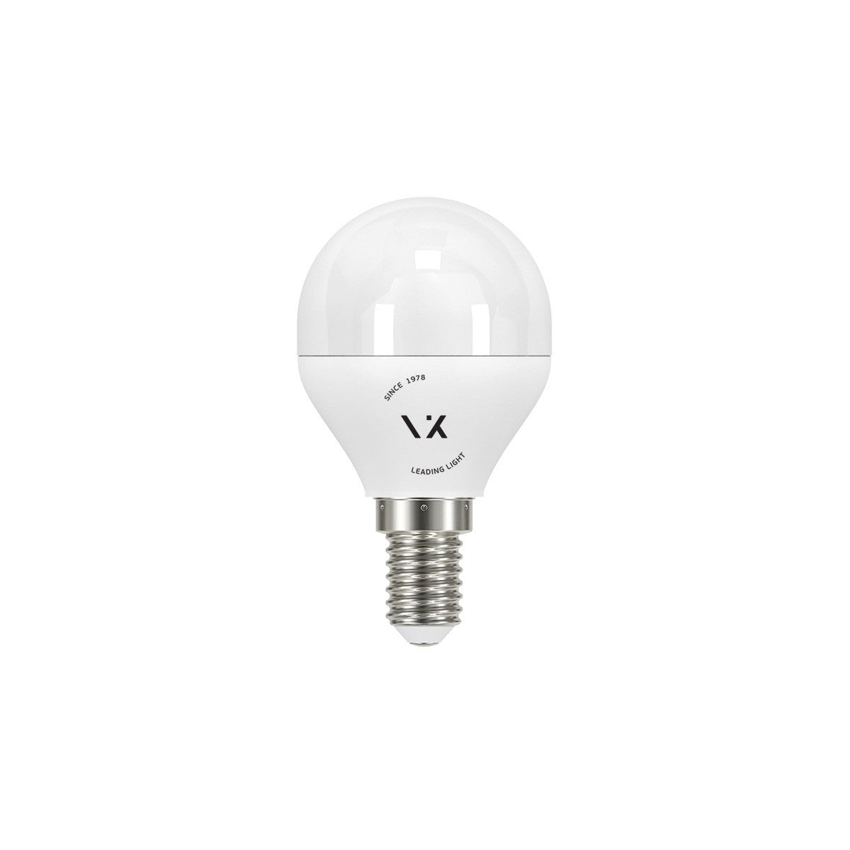 LED-pære VK Light Mini Globe Plastic E14 ø45 9W 3000K/4000K/6000K, dæmpbar