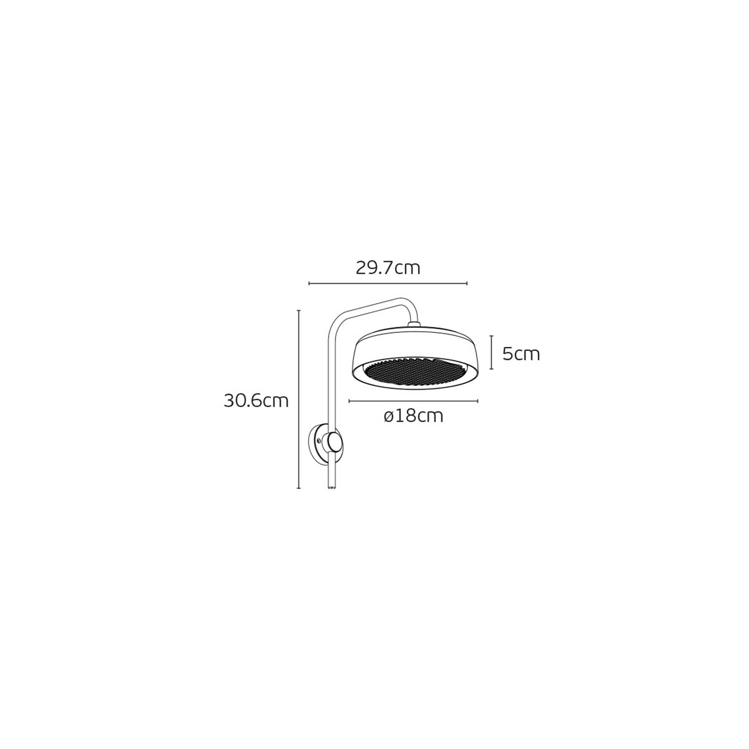 VK Light Jade LED-væglampe IP65