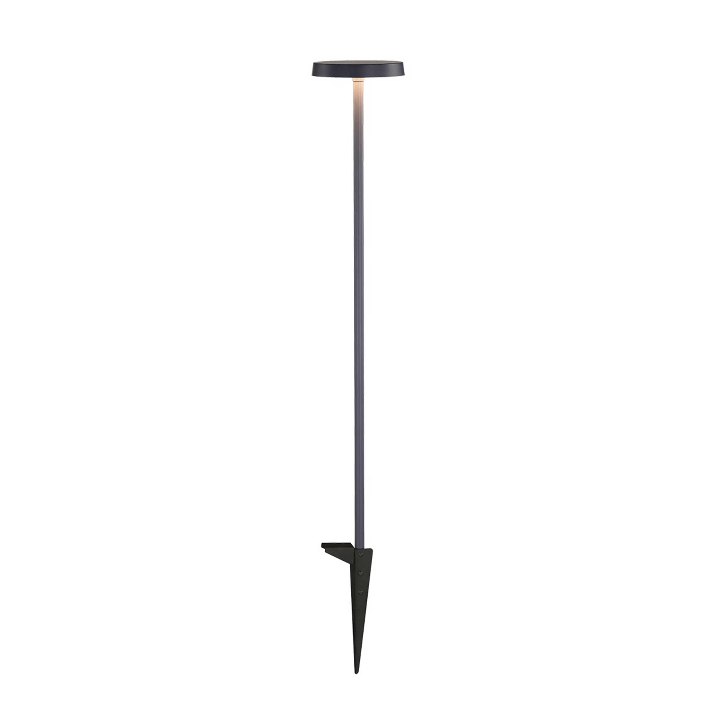 VK Light Mush LED-stolpelampe med jordspyd, IP65