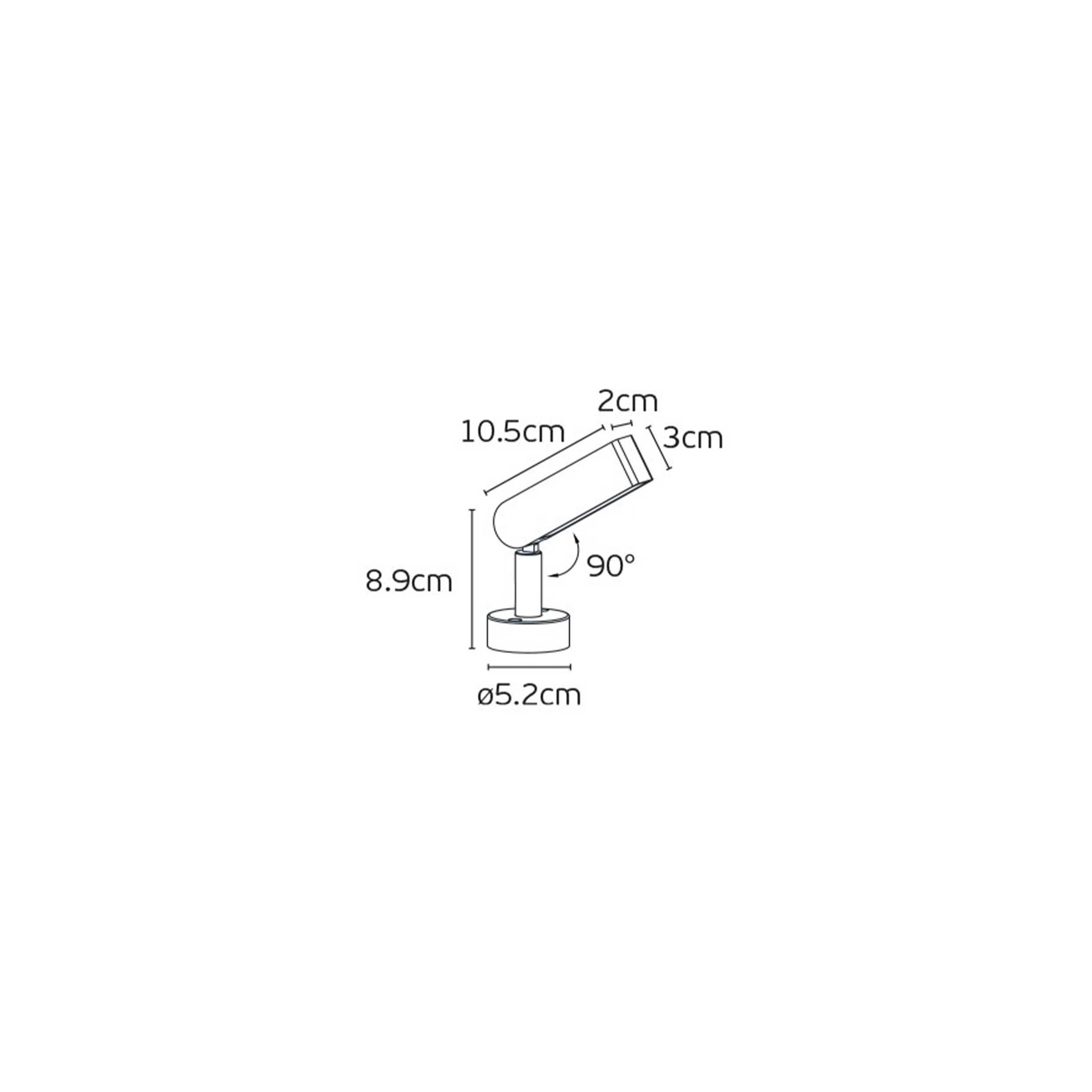VK Light Robi LED-stolpelampe IP65