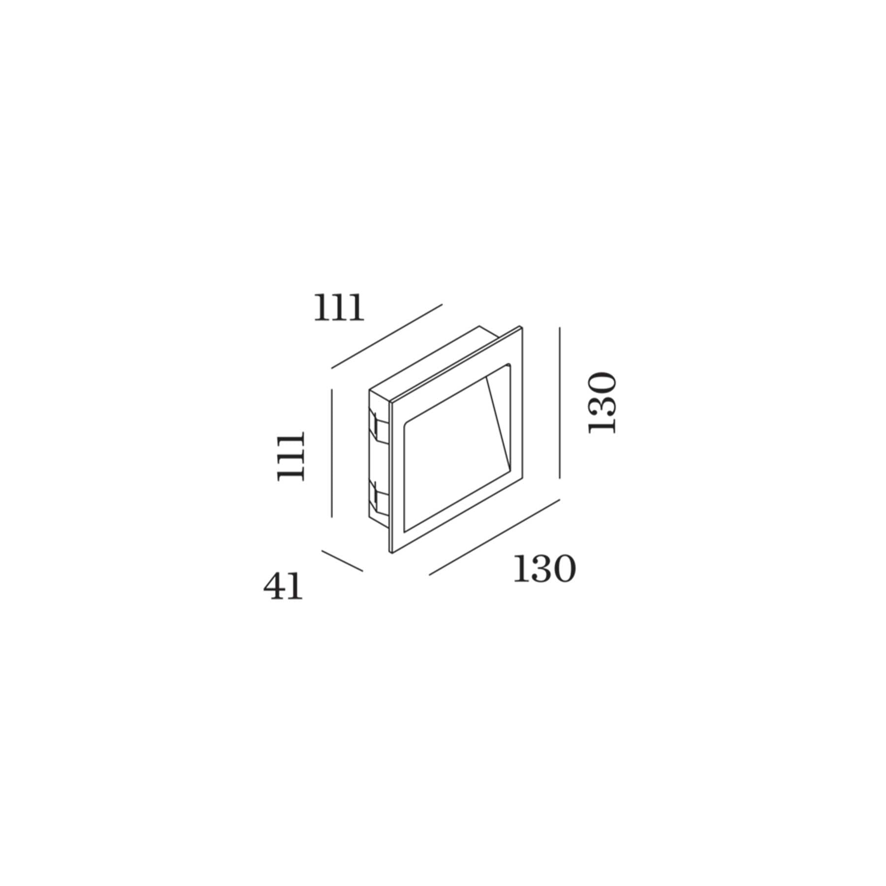 Wever and Ducré ORIS LED venkovní schodišťové svítidlo IP66
