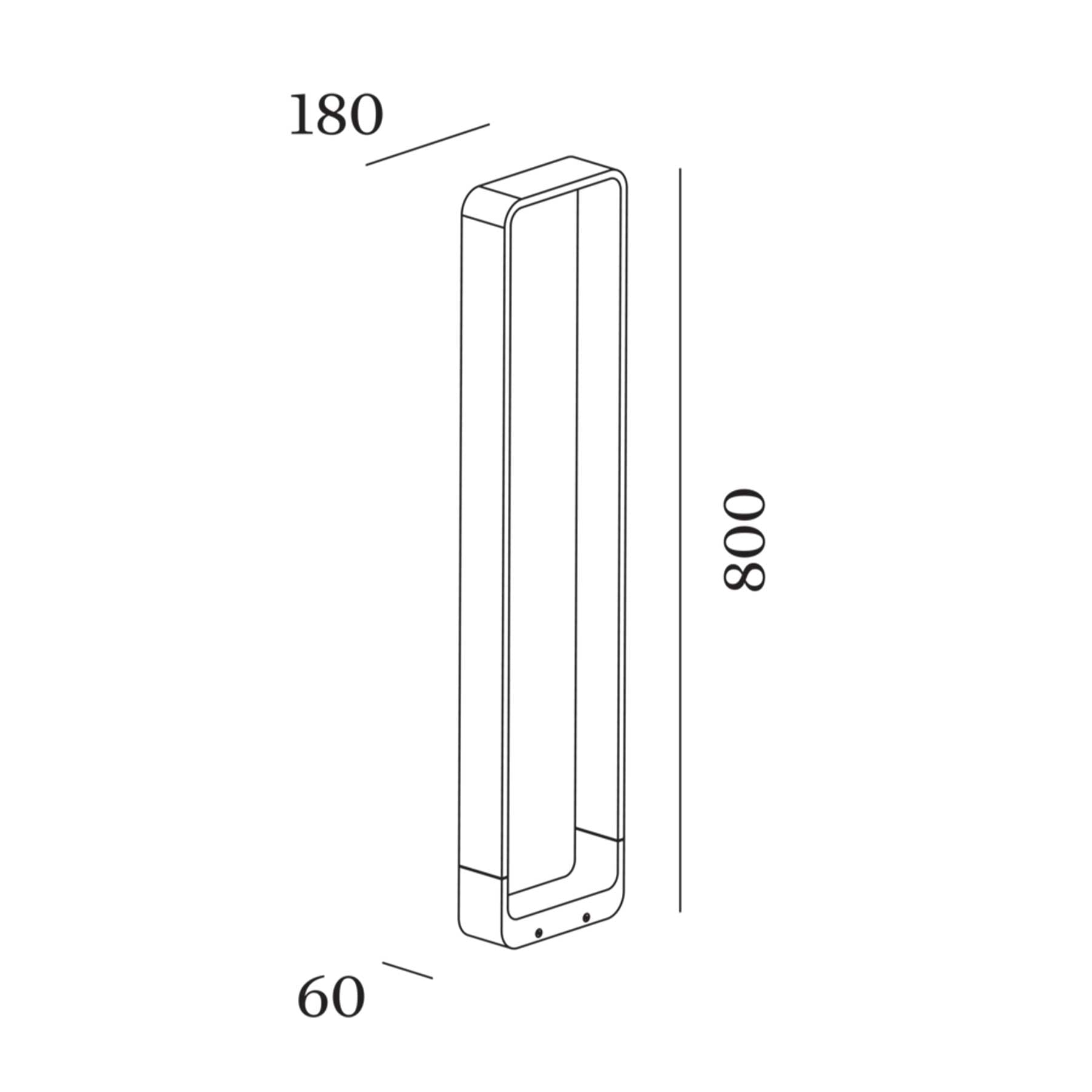 Wever and Ducré TAPE sloupkové svítidlo IP65