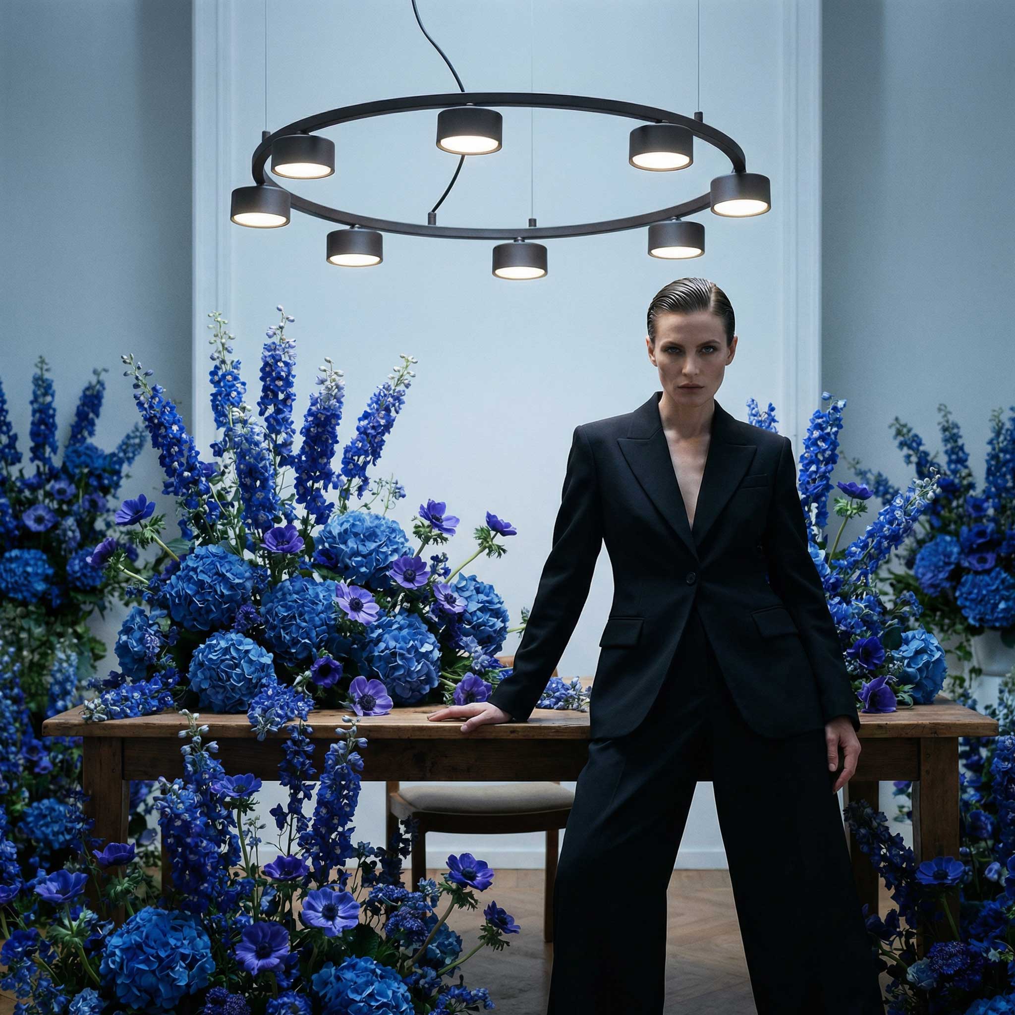 Ideal lux Minor GX53 rund pendelarmatur