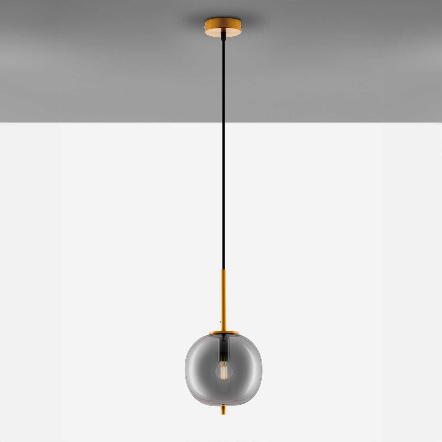 Nova Luce Lato E14 skleněné závěsné svítidlo