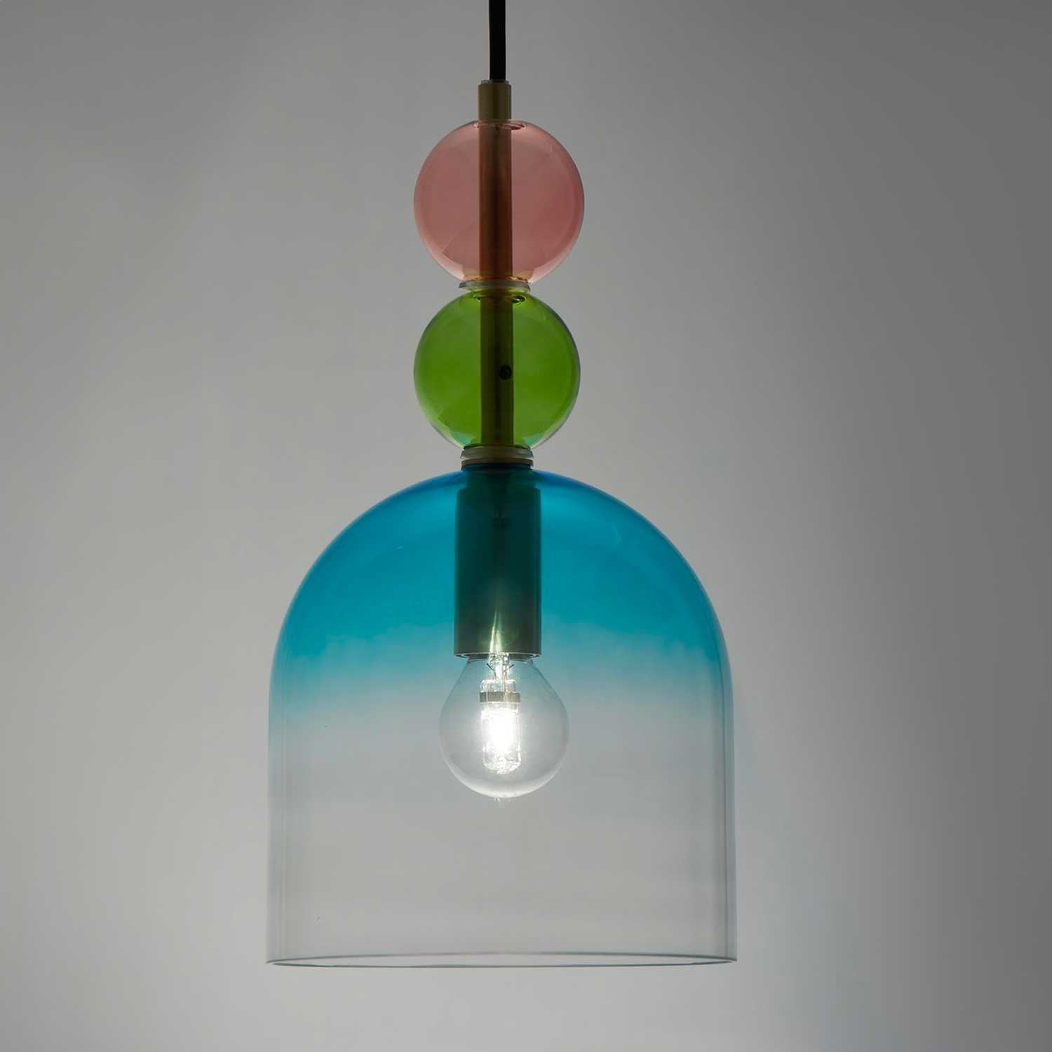 Nova Luce Murano E14 skleněné závěsné svítidlo