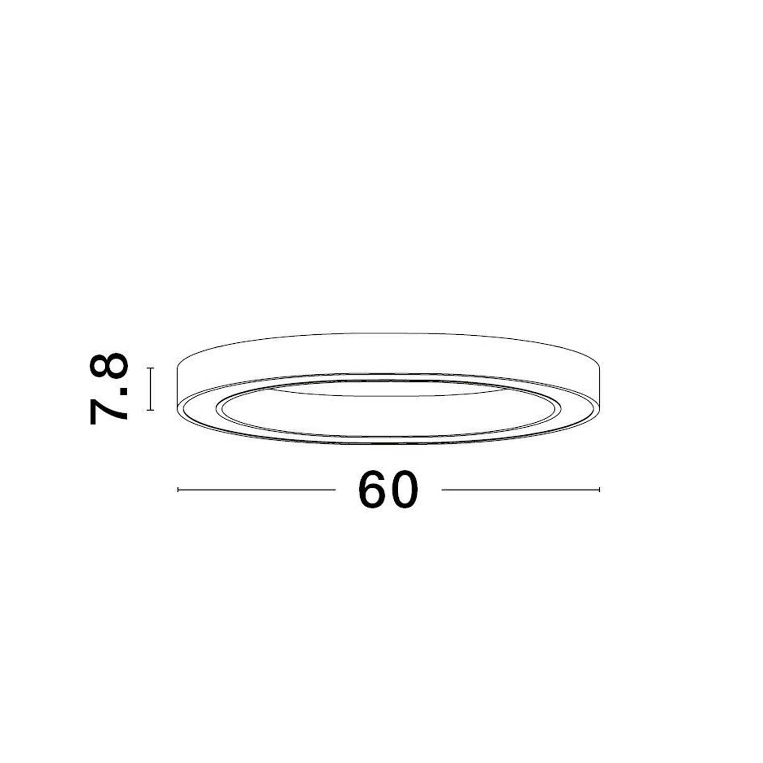 Nova Luce Sting LED kruhové stropní svítidlo stmívatelné