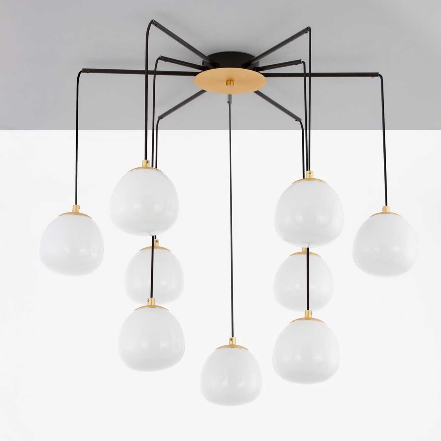 Nova Luce The Egg G9 skleněné závěsné svítidlo