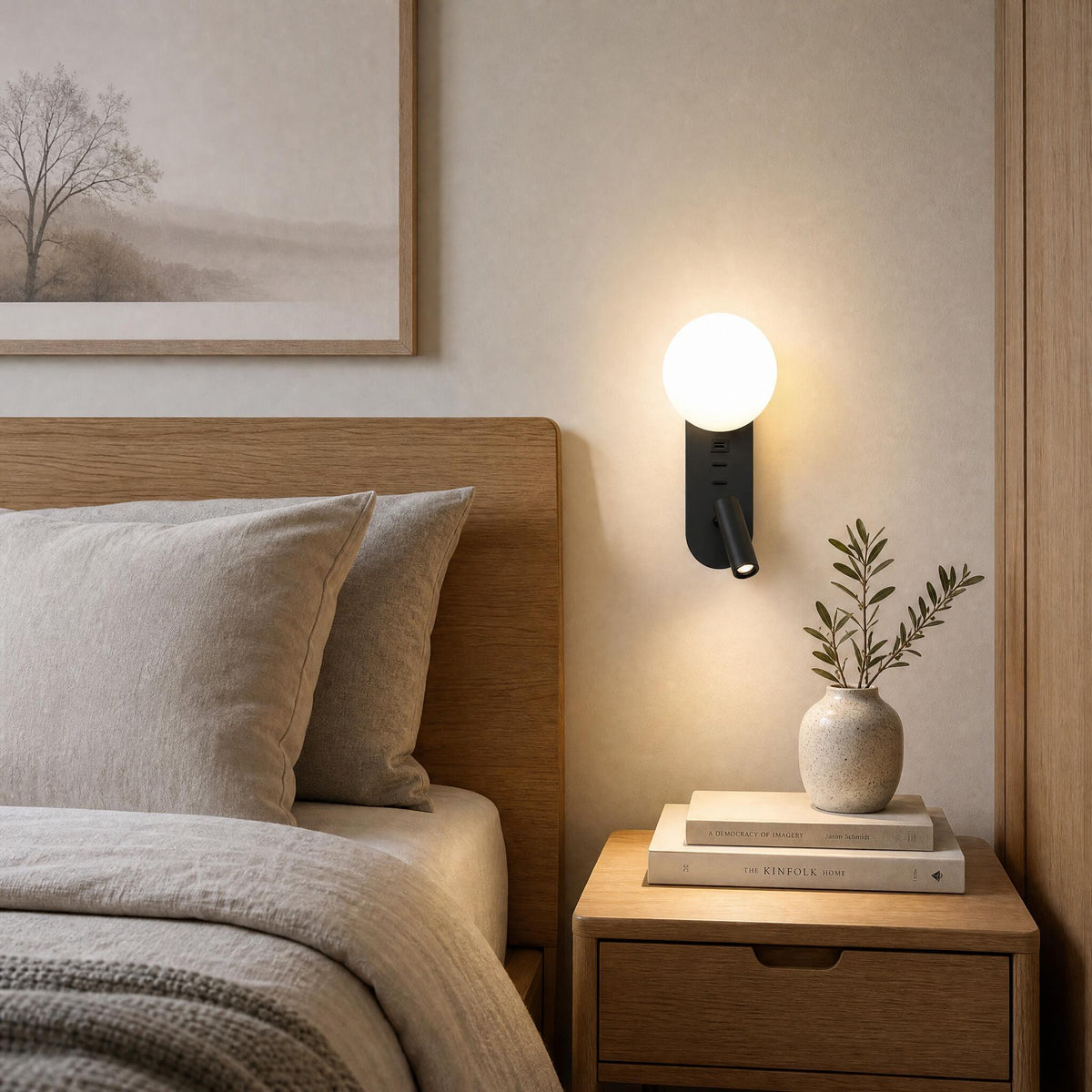 Reading Ambient LED-væglampe med USB