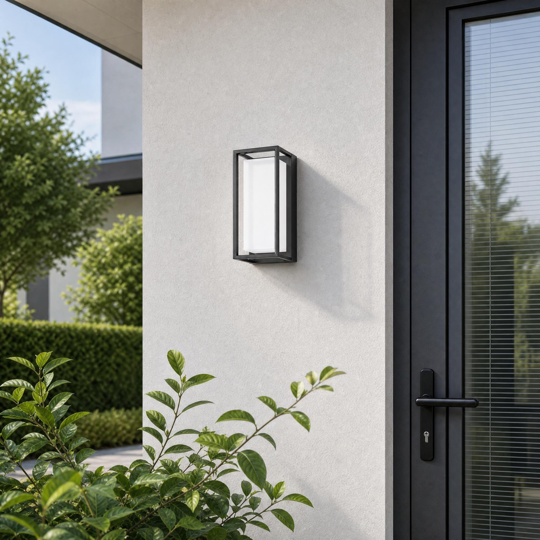 VK Light Neon LED-væglampe IP65, rektangulær