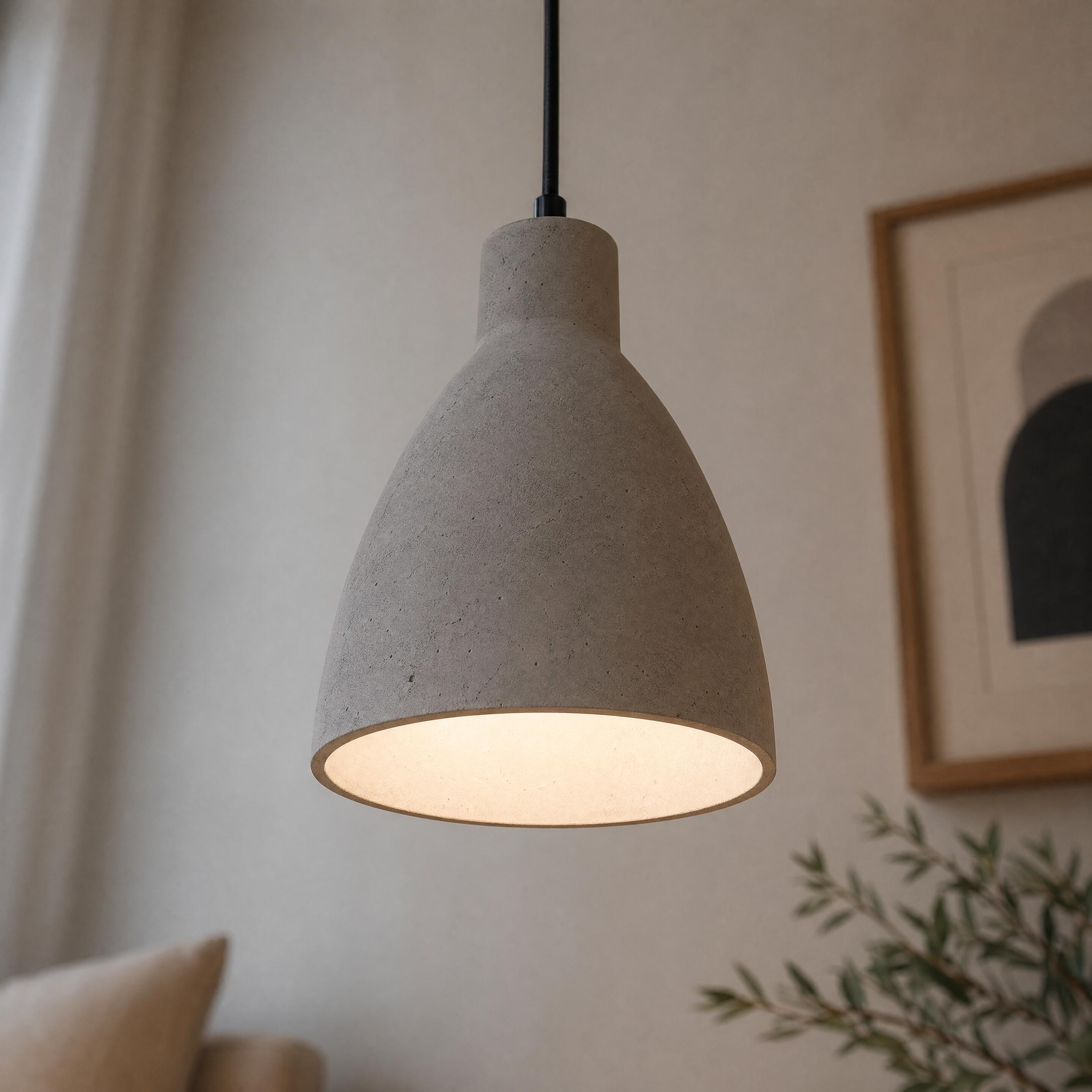 VK Light Remy E27 hængende betonlampe