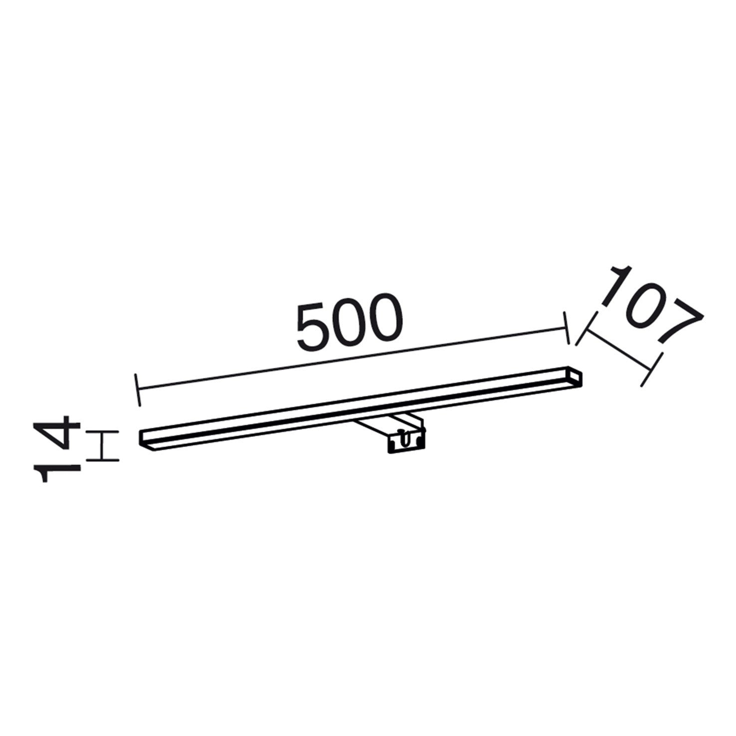 Exo Blizzard LED nástěnné koupelnové svítidlo