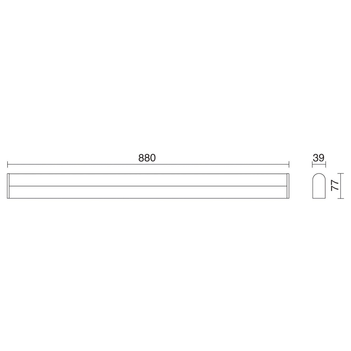 Exo Sheid LED nástěnné svítidlo