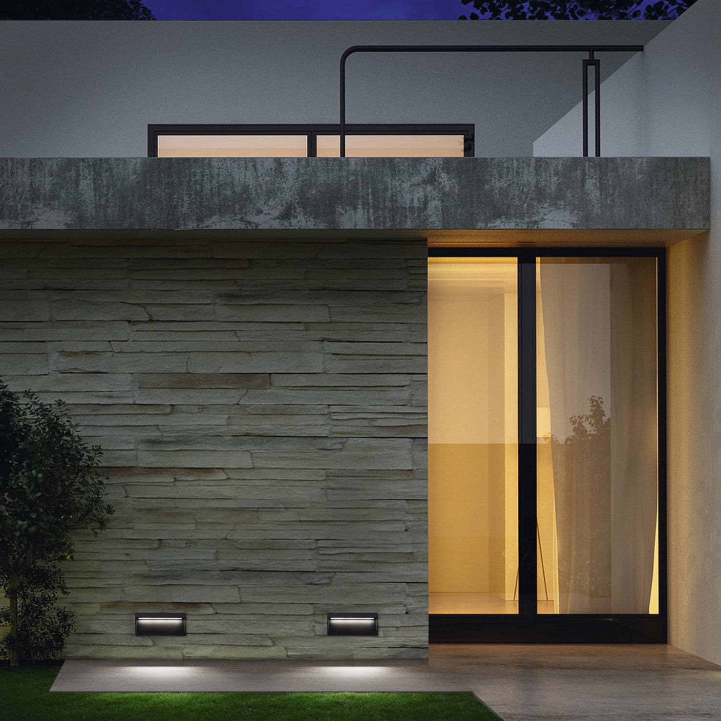 Dopo Abar LED přisazené svítidlo bílé