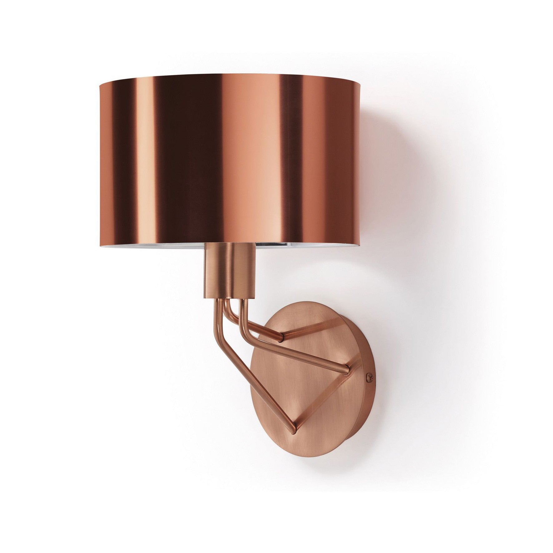 Exo Diagonal W E27 nástěnné svítidlo měď