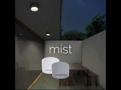 Načíst video: Dopo Mist GX53 přisazené svítidlo černé