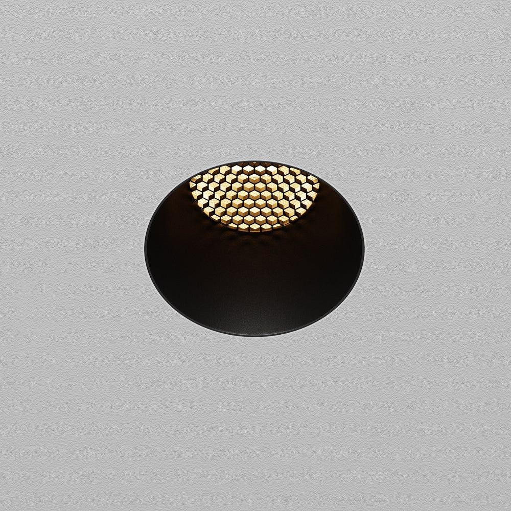 Maytoni downlight Dip LED 50° indbygget cirkulært lysarmatur, sort