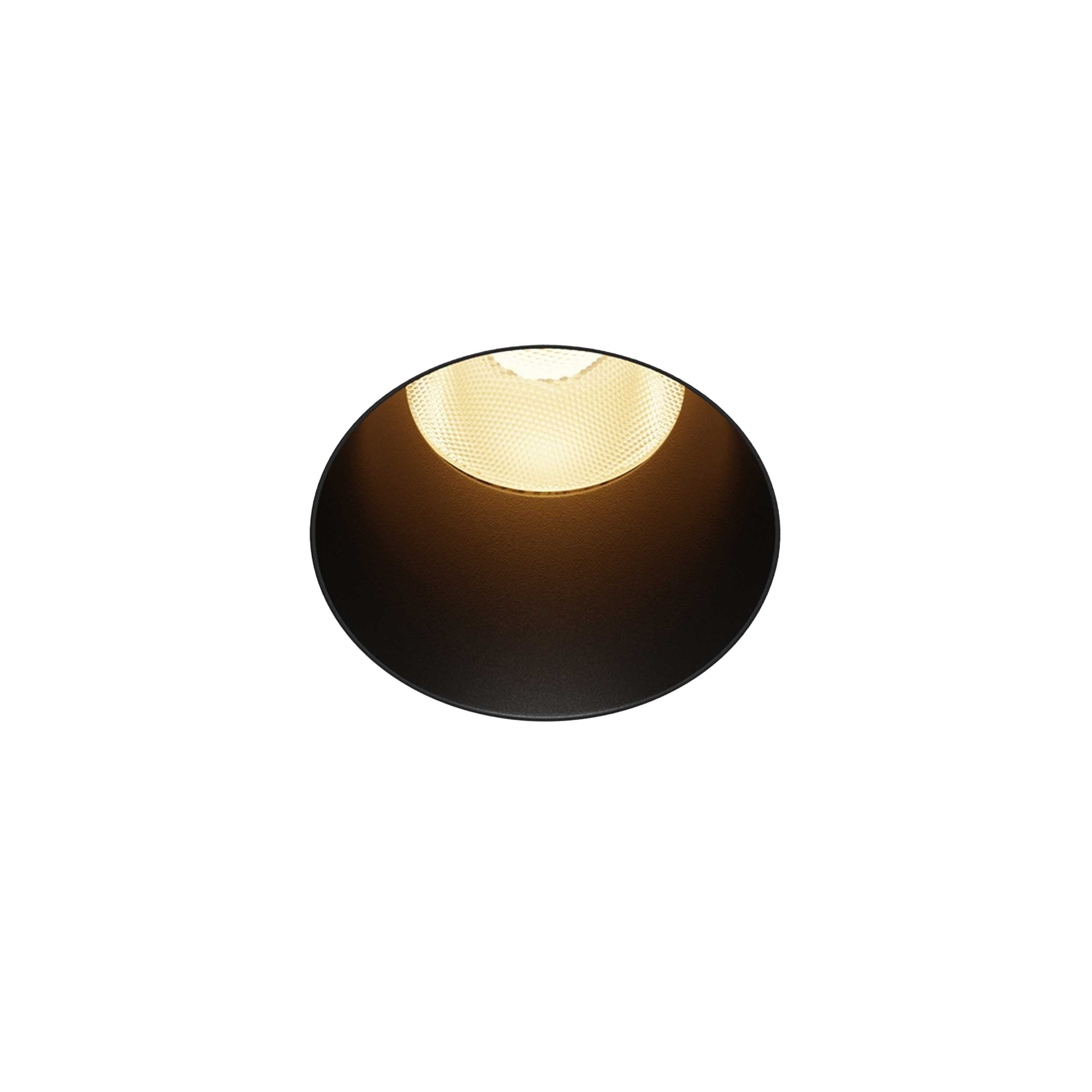 Maytoni downlight Dip LED 50° indbygget cirkulært lysarmatur, sort
