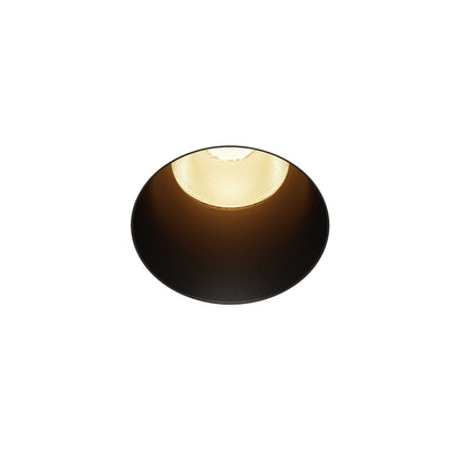 Maytoni downlight Dip LED 50° indbygget cirkulært lysarmatur, sort