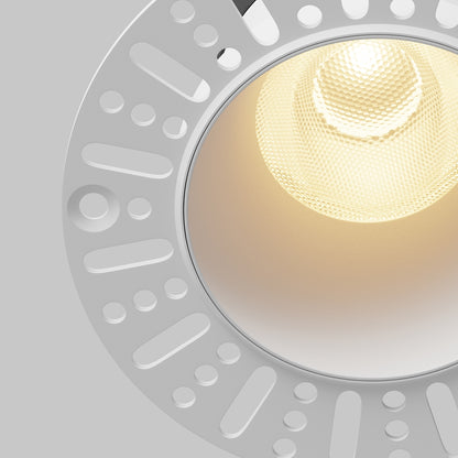 Maytoni downlight Dip LED 50° indbygget cirkulært lysarmatur, hvid