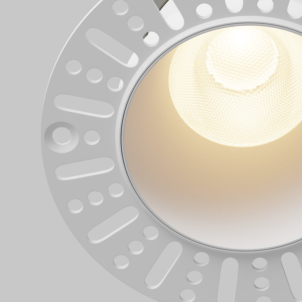 Maytoni downlight Dip LED 50° indbygget cirkulært lysarmatur, hvid