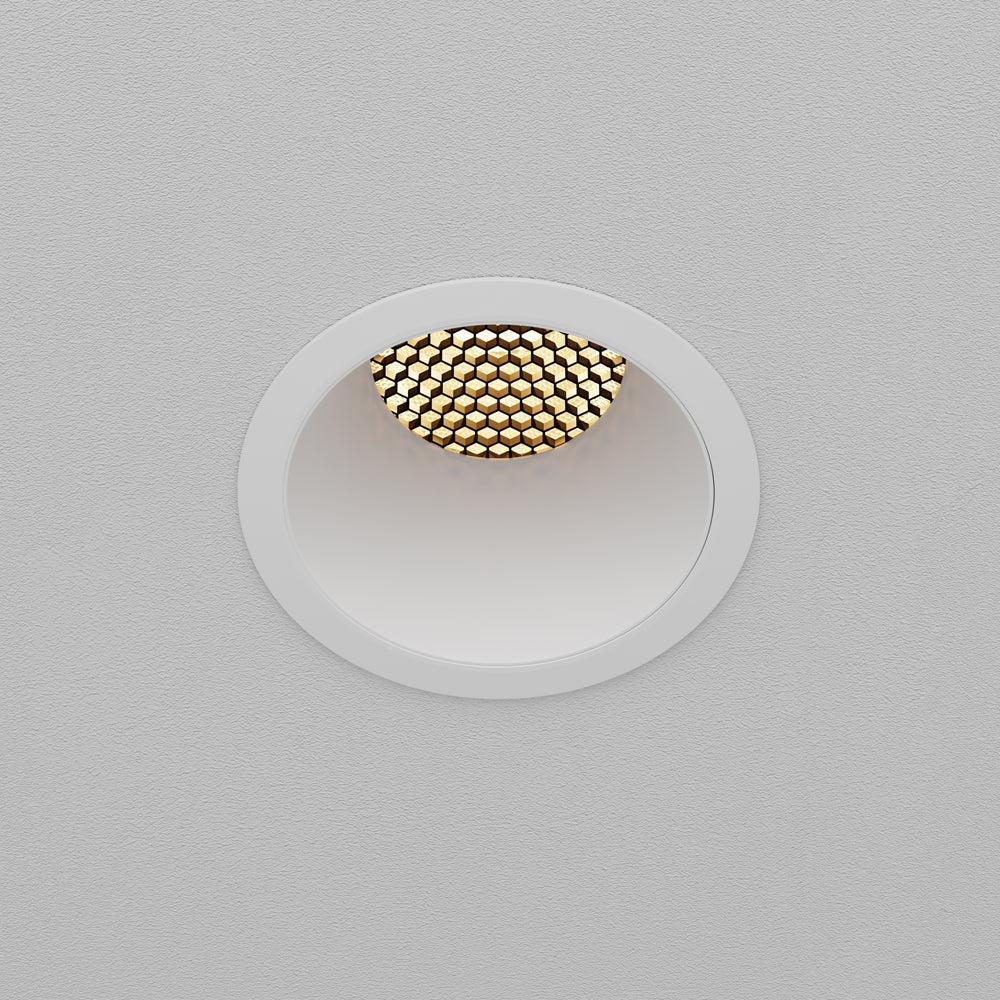 Maytoni downlight Dip LED 50° indbygget cirkulært lysarmatur, hvid