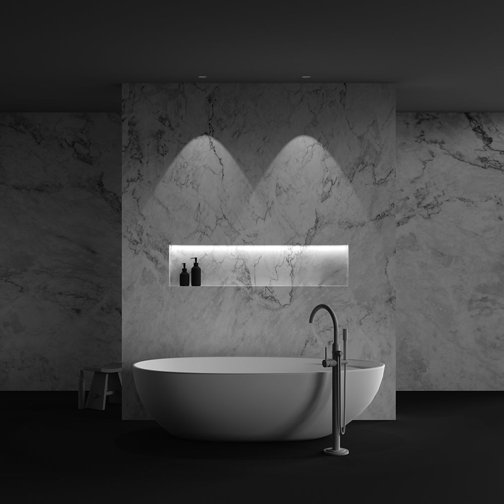 Maytoni downlight Dip LED 50° indbygget cirkulært lysarmatur, hvid