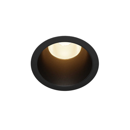Maytoni downlight Dip LED 50° indbygget cirkulært lysarmatur, sort