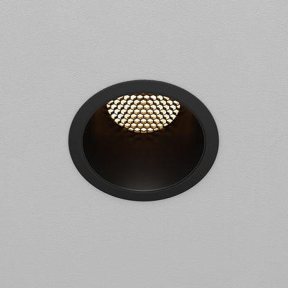 Maytoni downlight Dip LED 50° indbygget cirkulært lysarmatur, sort